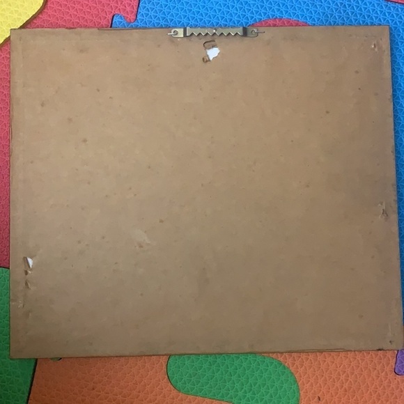 Vintage Emmett Kelly The Letter lithograph Leighton-Jones gold framed - Picture 4 of 5